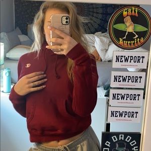 limited edition red champion hoodie